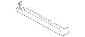 Lower radiator deflector BMW X6 G06 20-26 M