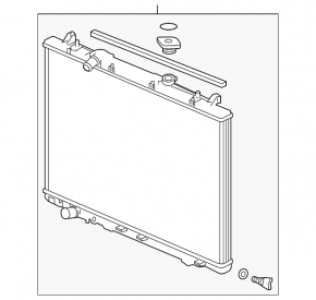 Radiator cooling water Acura MDX 14-20