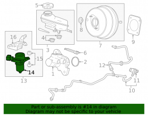 Vacuum pump for Chevrolet Camaro 16-6.2