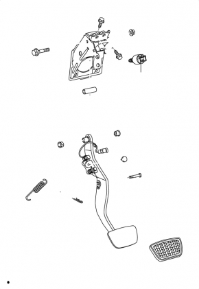 Lexus RX350 RX450h 10-15 Type 2 Brake Pedal with Sensors