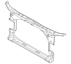 TV panel radiator Audi A6 C7 12-18