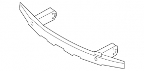 Front bumper reinforcement upper BMW 3 G20 19-
