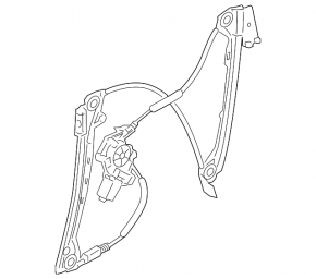 Window lifter with motor front left BMW 335i e92 07-13