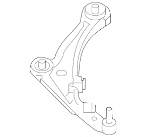 Lower control arm front left Infiniti JX35 QX60 13-