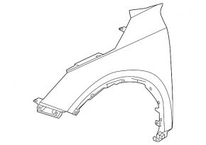 Front left fender Acura MDX 21-25