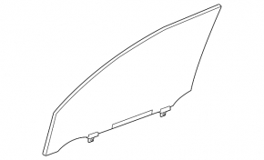 Glass of the front left door Toyota Rav4 06-12