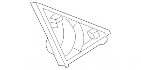 Acura ILX 13-22 Front Right Side Mirror Cover with Buzzer