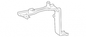 Battery mount left Lexus GS450h 06-11 rusty