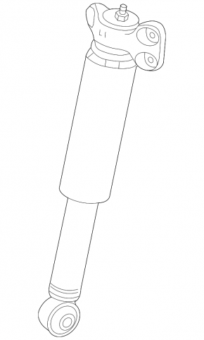 Rear left shock absorber for a 1919 Cadillac CTS