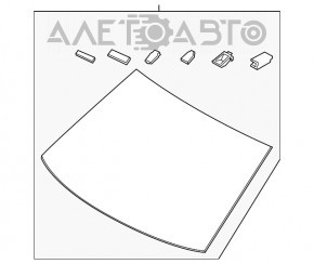Windshield Hyundai Kona 18-23 without camera and heating