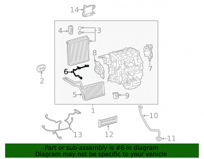 Evaporator Temperature Sensor Toyota Prius 50 21-22