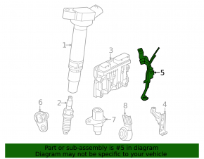 Toyota Highlander 20-25 Engine Computer ECU Bracket Front, Hybrid