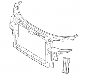 TV radiator panel Audi A3 06-08