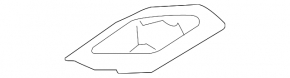 Right headlight washer nozzle mount Porsche Cayenne 958 11-14
