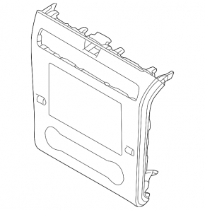 Hyundai Tucson 22-24 Series Monitor, Display, with Monitor and Climate Control, 1.6T