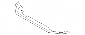 Porsche Cayenne 19-23 front bumper lip, base
