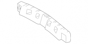 Mercedes X164 GL rear bumper absorber