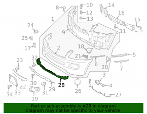 Mercedes W164 ML front bumper lip