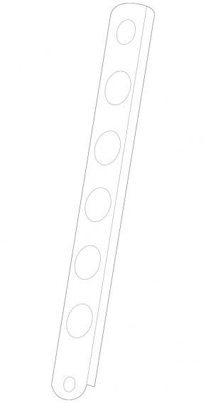 Left front subframe strut brace for Mercedes X247 GLB 20-26