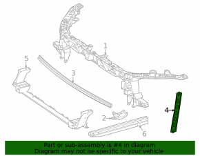 Left front subframe strut brace for Mercedes X247 GLB 20-26