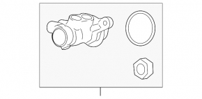 Master Brake Cylinder with Reservoir Ford Transit Connect MK2 13-