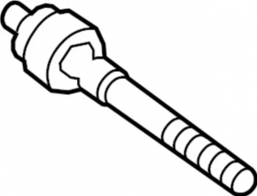 Steering rod right Infiniti QX50 19- CTR