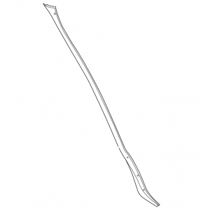 Door seal side rear left Lincoln MKZ 13-20 rear