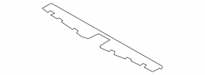 Upper radiator deflector Ford Mustang mk6 18-23