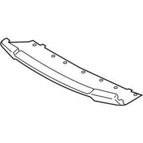 Front bumper trim lower Ford Ecosport 18-22 structure