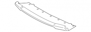 Front bumper trim lower Ford Ecosport 18-22 structure