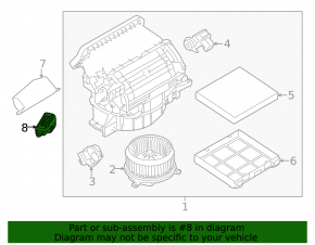 Land Rover Range Rover Velar 18-26 Heater Resistor
