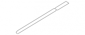 Upper rear left door molding for Land Rover Range Rover Evoque 19-23