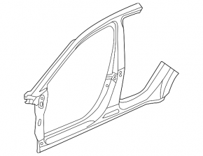 Body pillar central right Honda HR-V 16-22