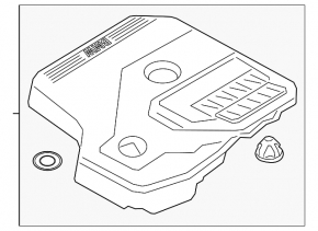 BMW 3 G20 21-25 Plug-in Engine Cover