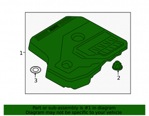 BMW 3 G20 21-25 Plug-in Engine Cover