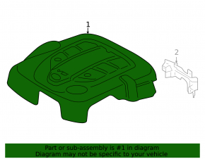 Lexus GS300 06-06 Engine Cover