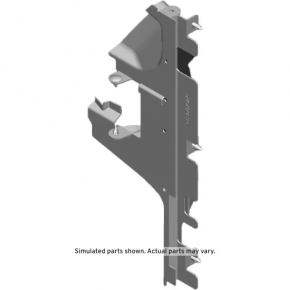 Right radiator deflector for Chevrolet Volt 11-15