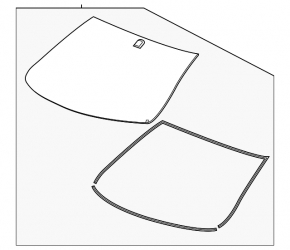 Chevrolet Malibu 13-15 windshield for rain sensor
