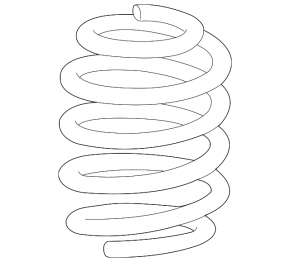 Front left spring Acura MDX 14-14