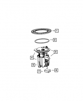 Fuel pump for Jeep Patriot 11-17
