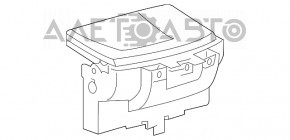 Lexus ES350 07-09 Black Cup Holder Pocket