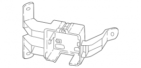 Right blind spot sensor bracket for VW Tiguan 20-24