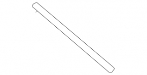 Molding rear right door upper rear Toyota Avalon 13-18 black