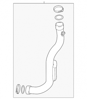 Right intercooler pipe for Audi Q5 80A 21-23 MHEV