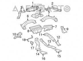 Cabin Air Temperature Sensor Toyota Prius 20 04-09