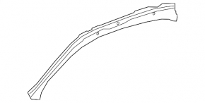 Metal roof Mercedes GLA 15-20 for sunroof, sawed off
