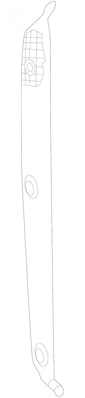 Wing seal door-wing right Mercedes GLS-class X166 13-19