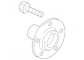 Front right hub Mazda CX-7 06-12