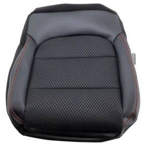 Driver's seat Ford Escape MK4 23- with airbag, electric, combined black with red stitching