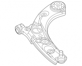 Lower front left control arm Mazda CX-50 25-26